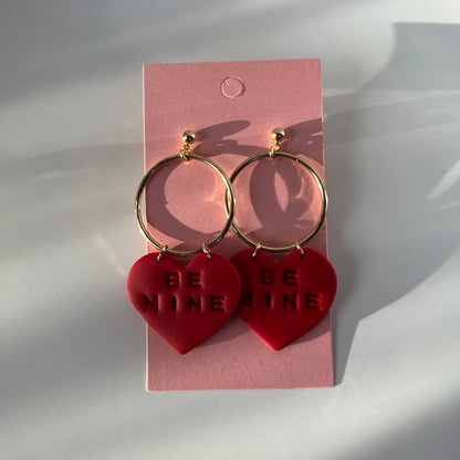 Be Mine (top hoops with post)
