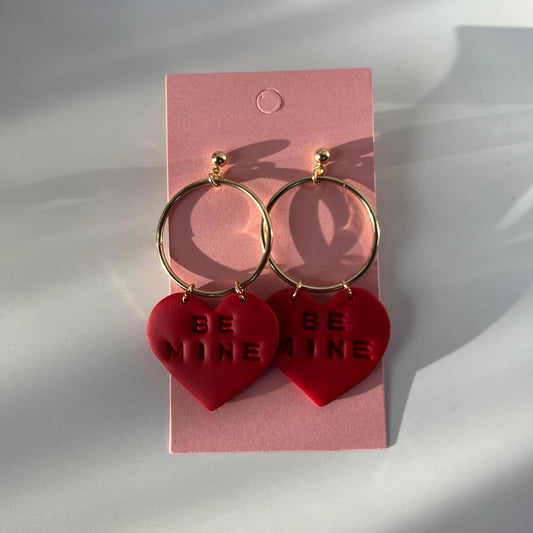 Be Mine (top hoops with post)