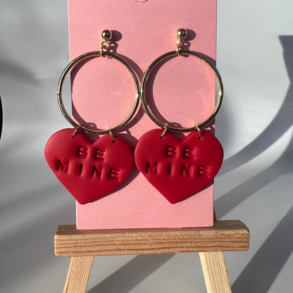 Be Mine (top hoops with post)