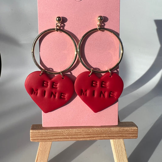 Be Mine (top hoops with post)
