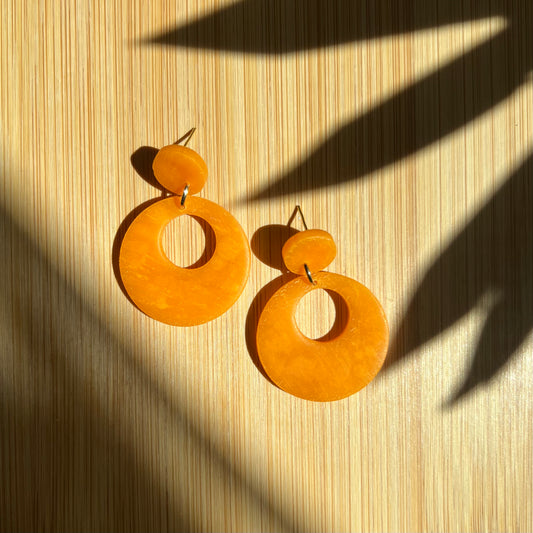 Translucent Orange Rounds (stud only)
