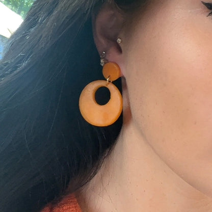 Translucent Orange Rounds (stud only)